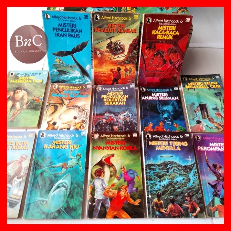 novel trio detektif alfred hitchcock Bekas rental perpustakaan