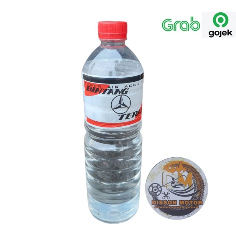Air Aki Zuur Bintang Merah 1Ltr Air Aki isi Ulang