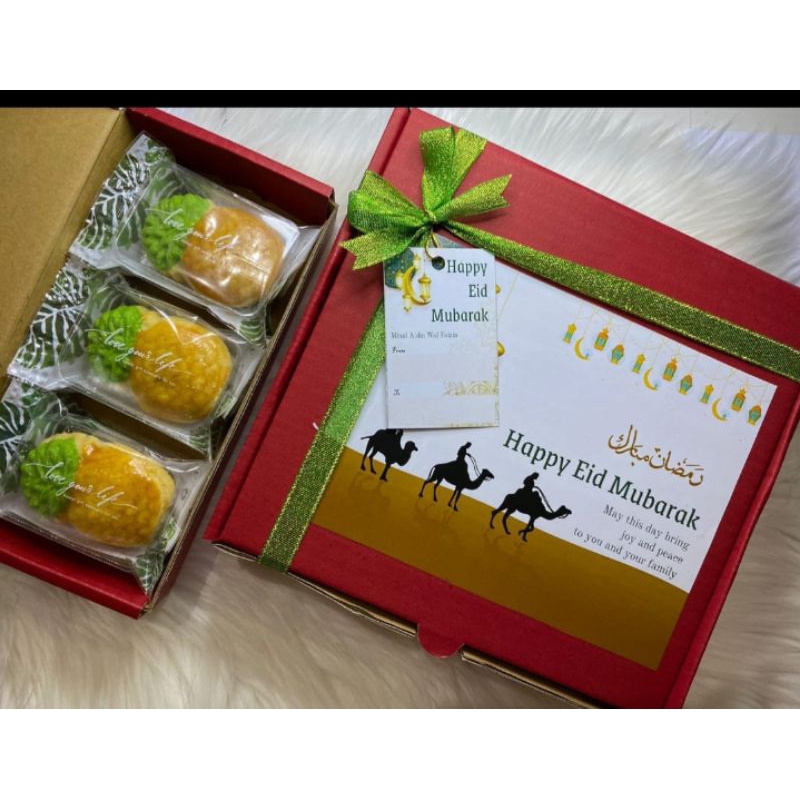 Hampers Lebaran Nastar Taiwan Premium Pineapple Cake isi 12 pcs. Nastar Premium berbentuk Nanas