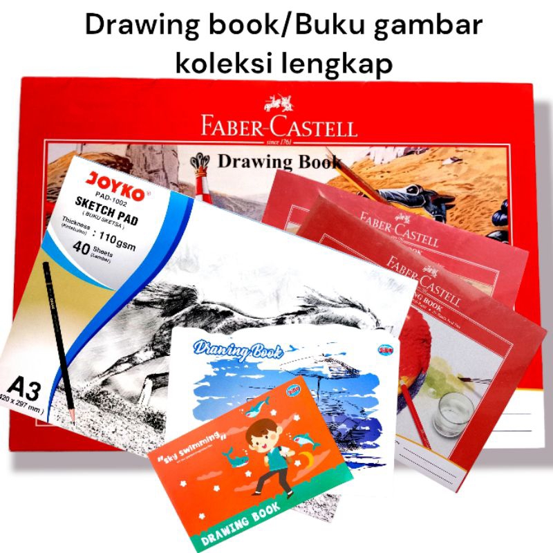 

Drawing Book Faber caltell A3"A4"5+/SKECTH Faber Castell