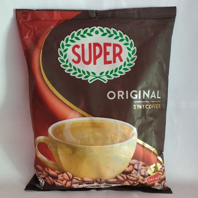 

Cofee Mix 3in1 Super Kopi Mix 3in1 Malaysia Isi 30