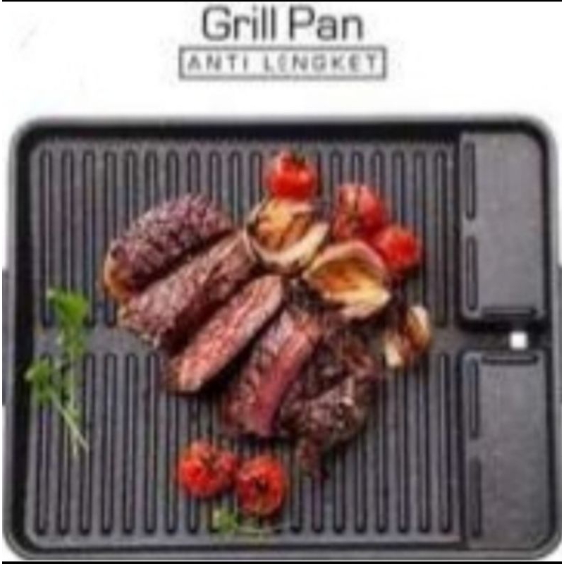 Pemanggang Grill Pan Anti Lengket /Multi Roaster Grill Pan