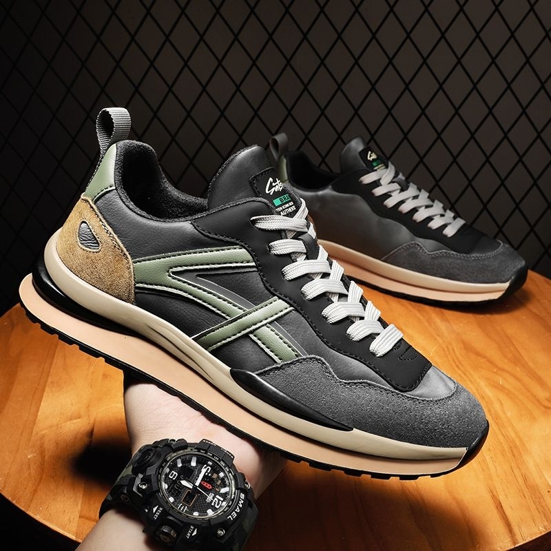 Sepatu Sneakers Pria Import 117277 Sepatu Casual Sporty Termurah Trendy Fashion Cowok Shoes Men's Olahraga Kerja Sekolah