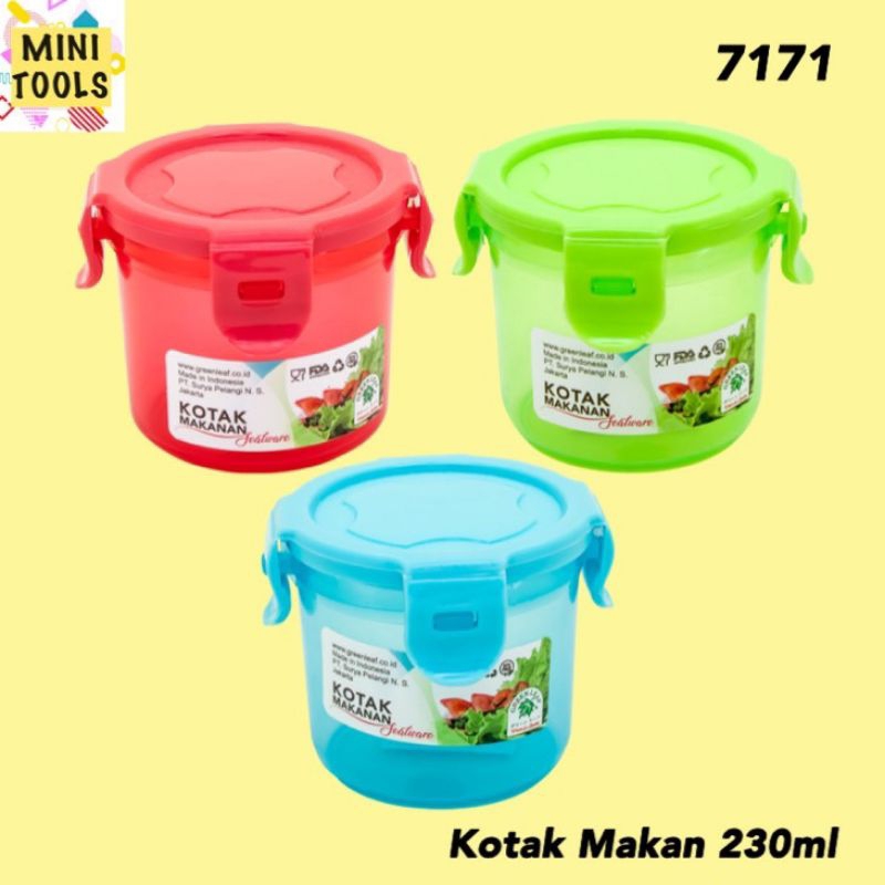 Tempat Sambal / Tempat Bumbu Dapur Lock 4 Sealware / Green Leaf 7171