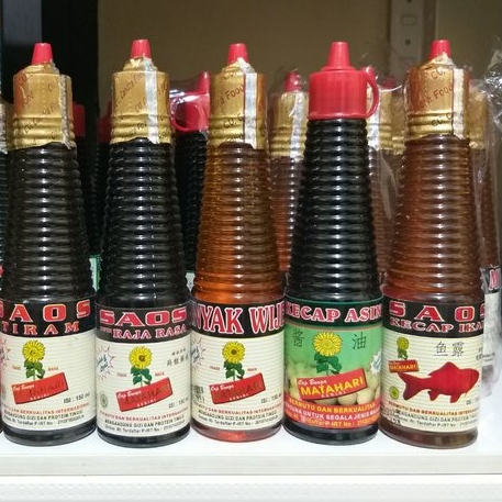 

SAOS RAJA RASA/KECAP IKAN/MINYAK WIJEN/SAUS TIRAM