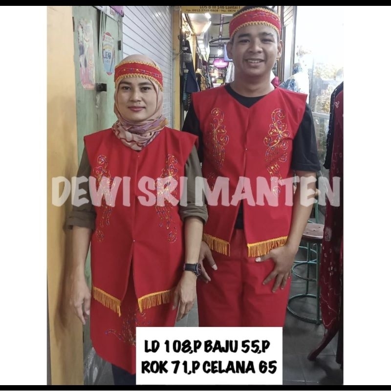 Baju Dayak Dewasa