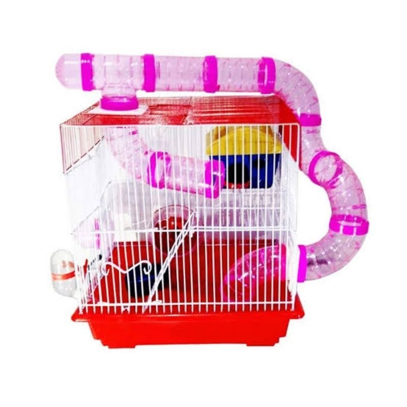 Hamster Plastic Tunnel 1 SET Terowongan Mainan Hamster