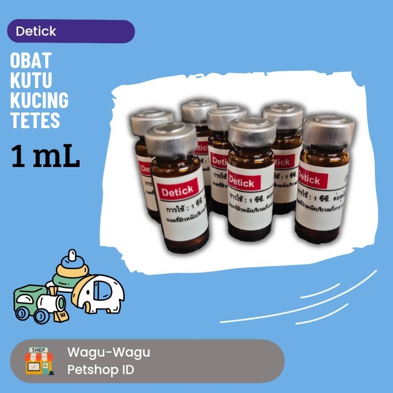 Detick obat penghilang kutu kucing Asli