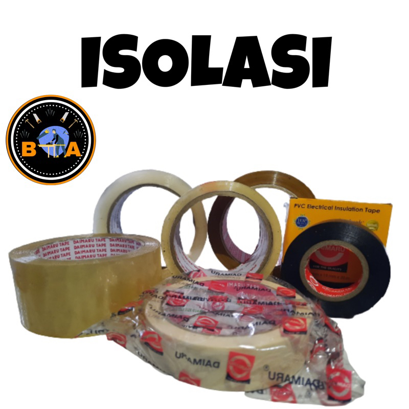 

Isolasi DAIMARU Opp Tape/Double Foam Tape/Pvc Insulation Tape