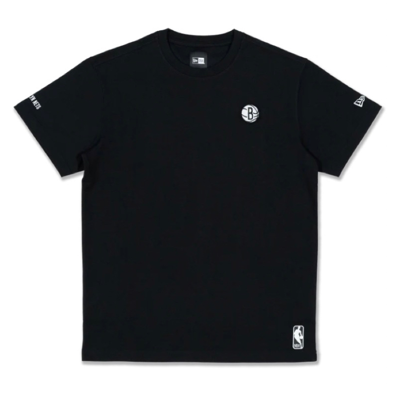 t shirt newera ss tee nba lette rs bronet black