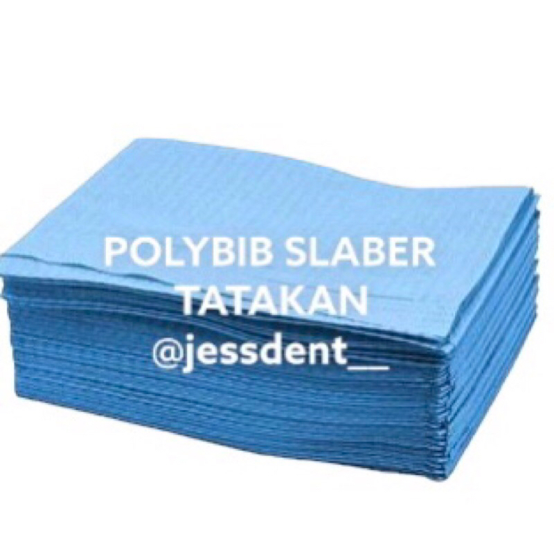 POLYBIB SLABER TATAKAN LEHER DENTAL POLY BIB