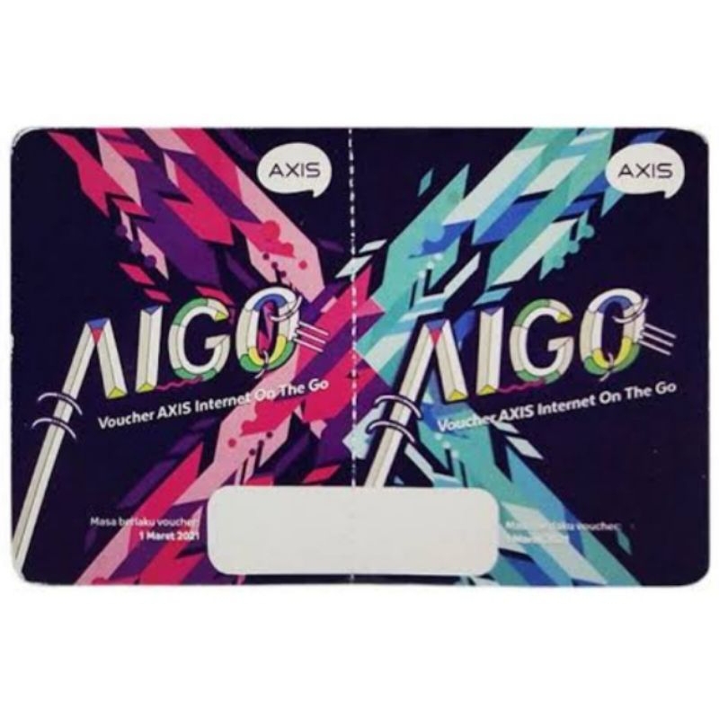 Voucher Axis Aigo Kosong