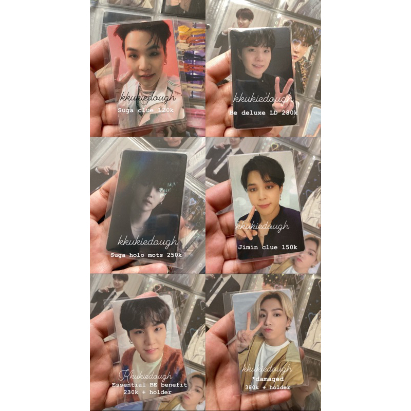 BTS pc photocard mots concept clue ld be essentials pob bts pc suga jimin jungkook