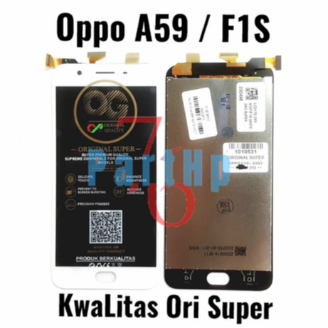 Lcd Touchscreen Fullset Kwalitas Ori Super Oppo A59 - F1S  - Hitam