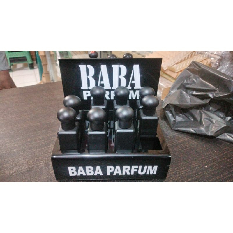 rak parfum BABA akrilik