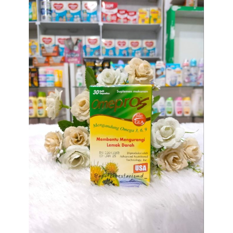 OMEPROS KOLESTEROL ISI 30 KAPSUL