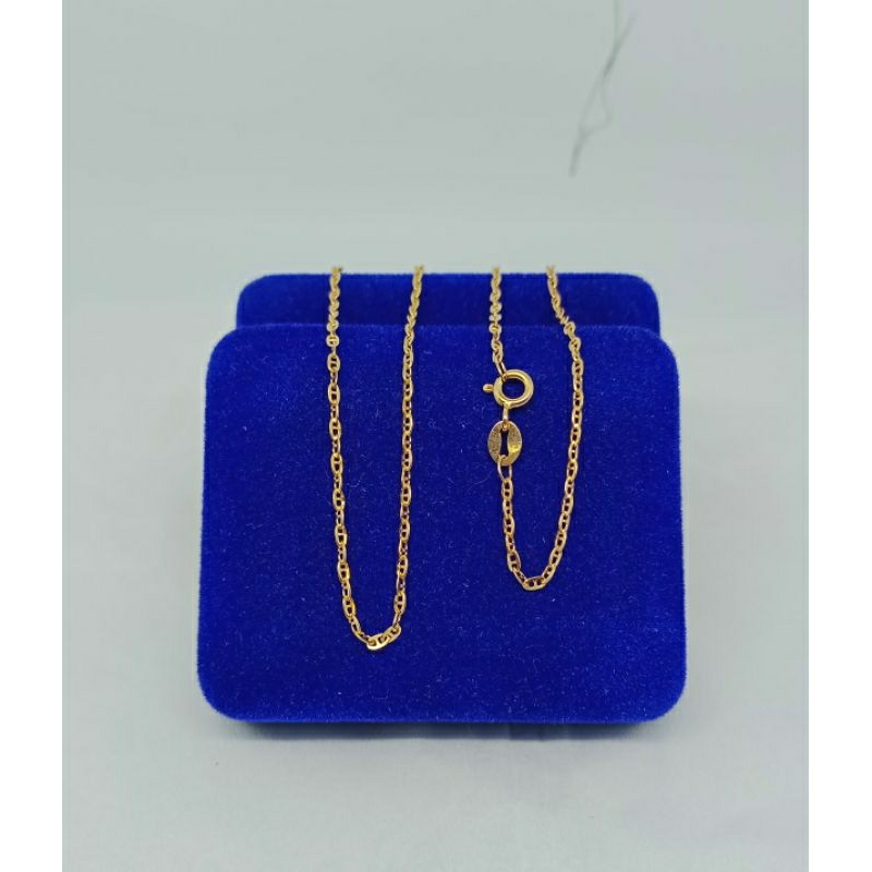 kalung rantai mini carti*r/perak asli silver 925 lapis emas/perhiasan fashion wanita terbaru