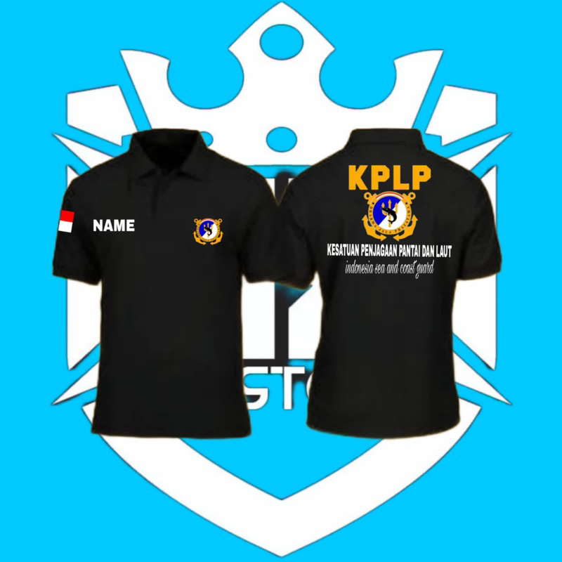 BAJU POLO SHIRT PENDEK KPLP//BAJU COAST GUARD INDONESIA V.2