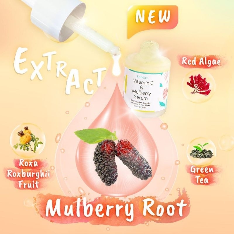 PROMO VALENTINE - Vitamin C &amp; Mulberry Serum + Foam Cleanser  -  Face Wash