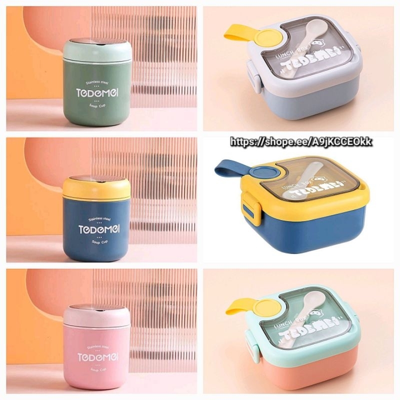 Toserba Gemilang Jaya _ Soup Cup 510ml | Termos Cangkir Sup  Wadah Makanan Penghangat Sup 510ml | So