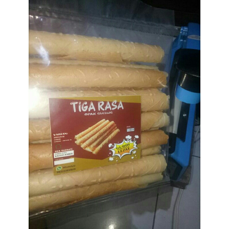 

opak gulung tiga rasa