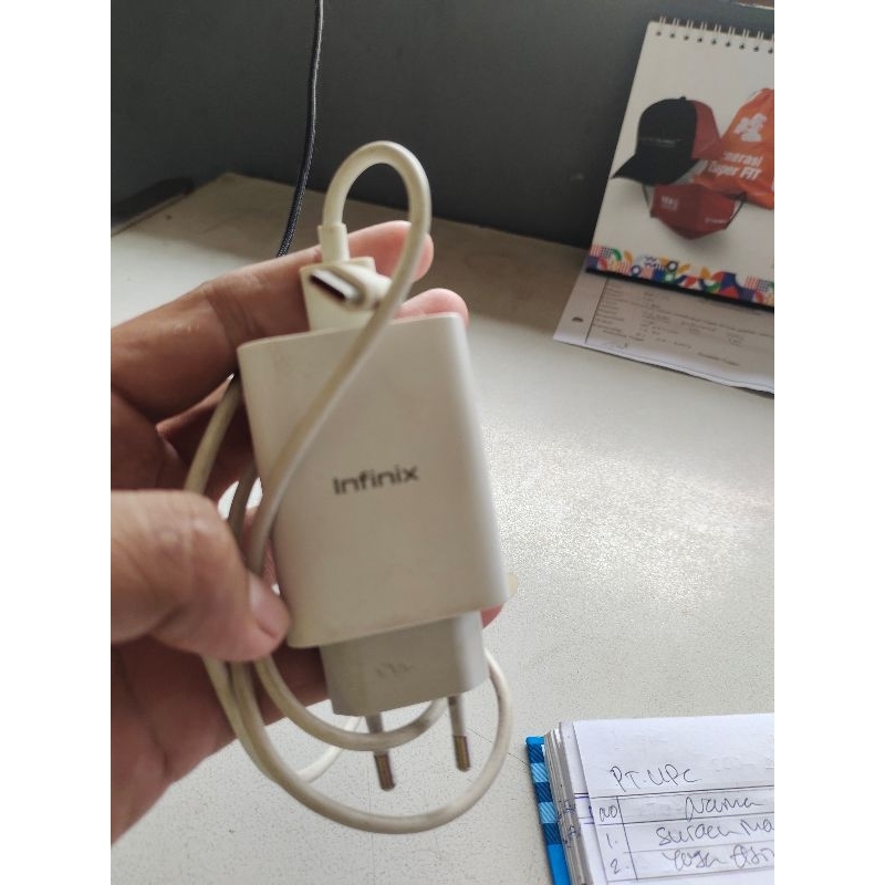 Charger 33w Ori bawaan HP infinix Note 10 Pro