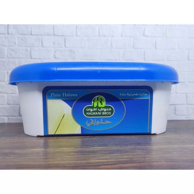 

Halawa Halwani Bros Halva Plain 575gram Halawah Manisan Arab Halwa Cemilan Arabian