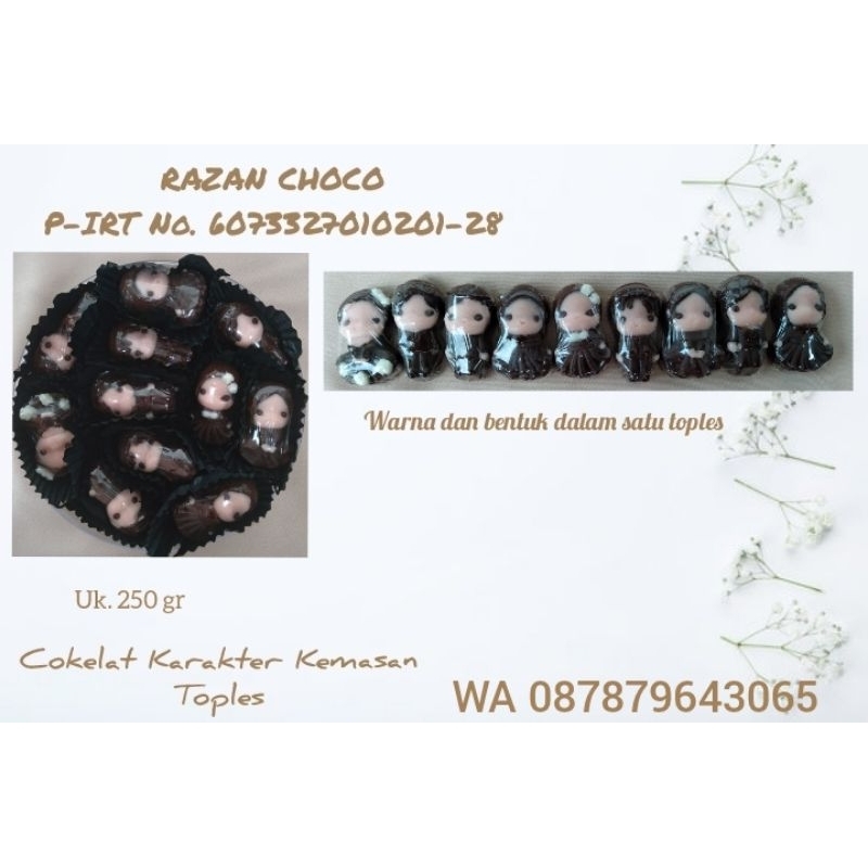 

COKELAT KARAKTER/COKELAT PRALINE/COKELAT LEBARAN/COKELAT GIFT/COKELAT HAMPERS/COKELAT KARAKTER TOPLES/COKELAT LUCU/COKELAT UNIK