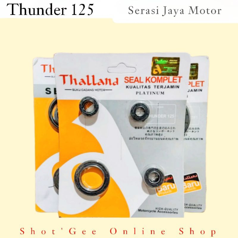 SIL SEAL SET OLI SEAL SET KOMPLIT THUNDER 125