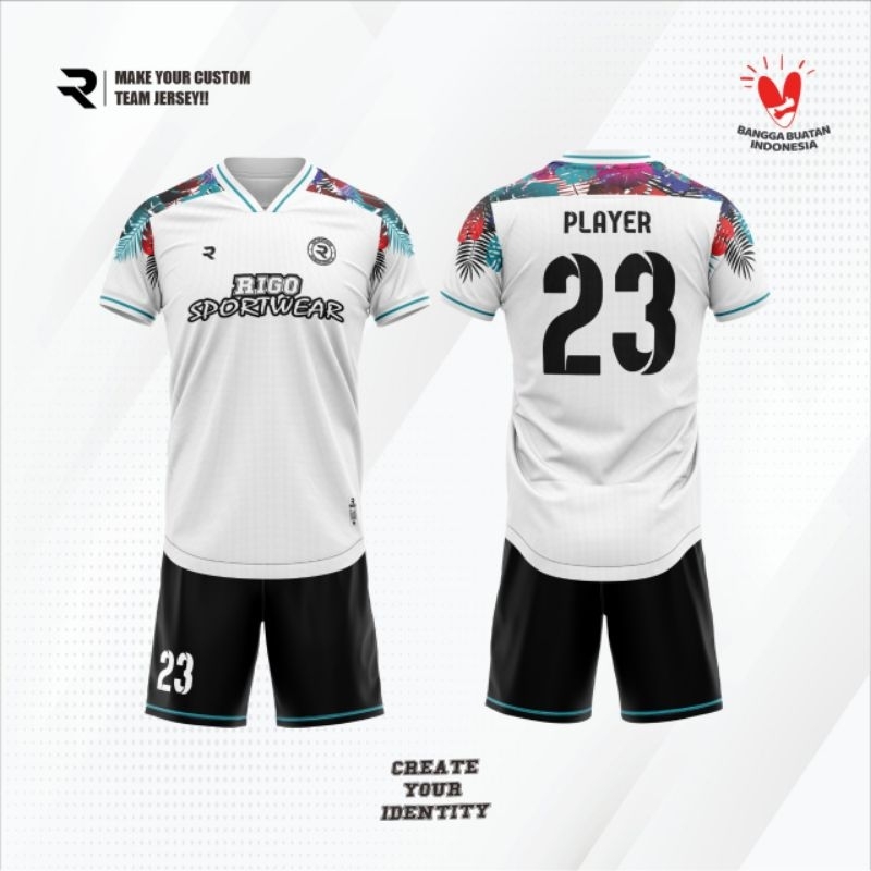 JERSEY FUTSAL CUSTOM FREE DESAIN FULL PRINTING