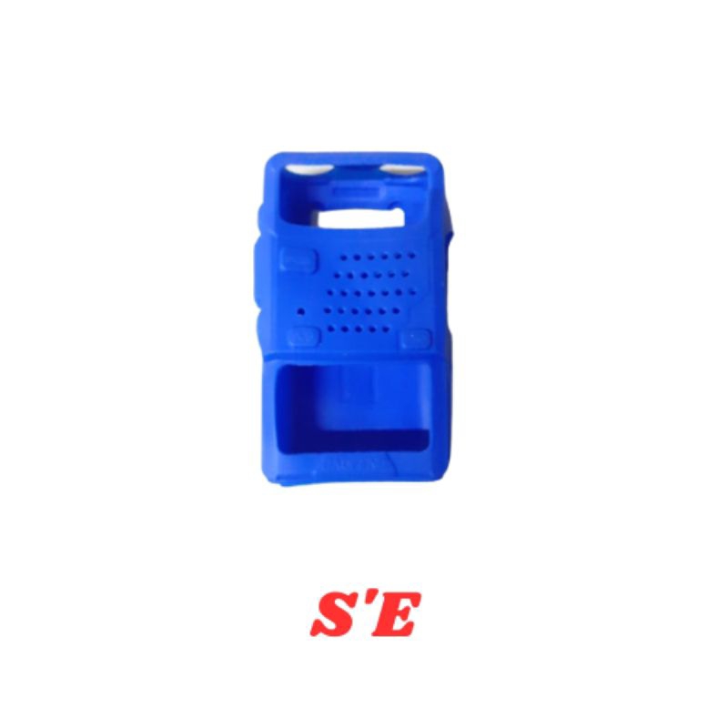 Silicon Case HT UV5R Biru Sarung Karet UV-5R UV5RA Baofeng Verxion