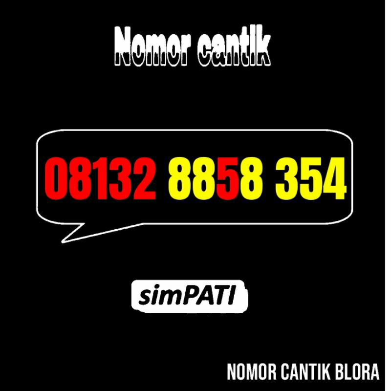 Nomor Cantik Simpati Rapi 354 3544 35444