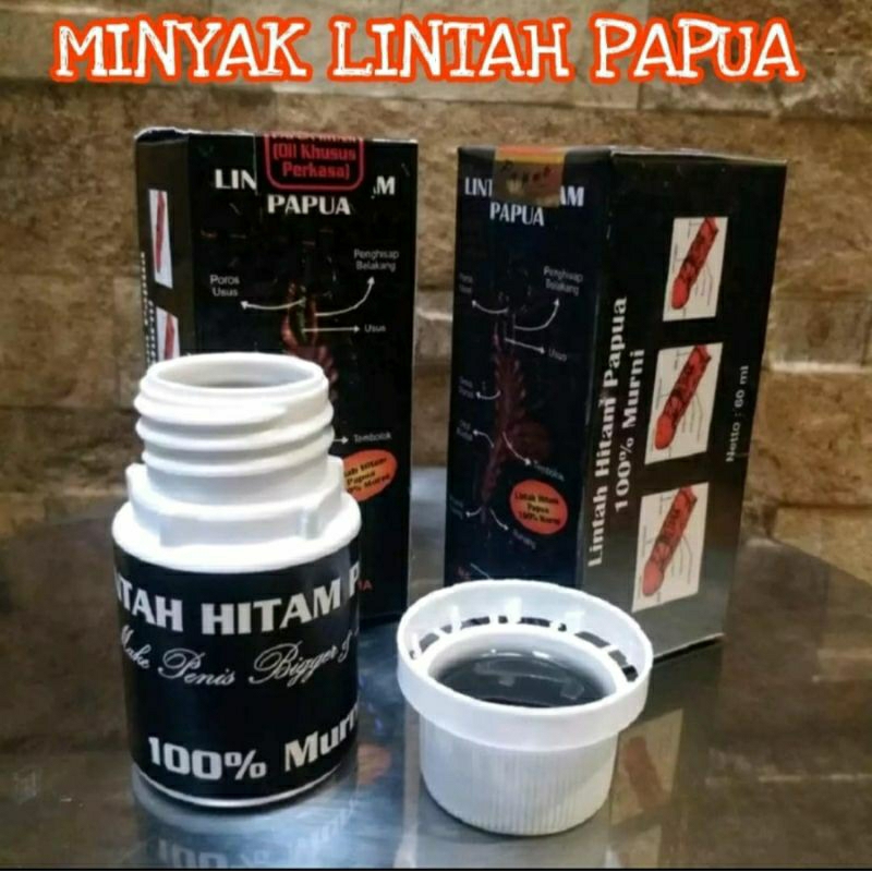 Minyak hitam lintah papua 100% ori