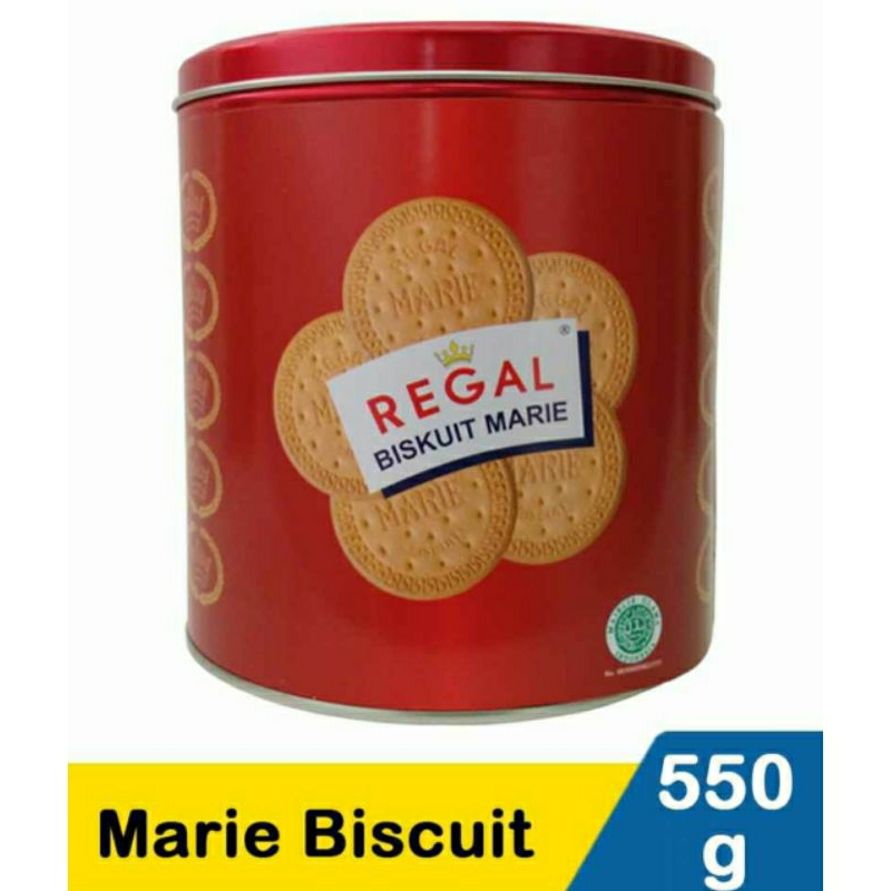 

Biskuit Marie Regal Kaleng 550gr