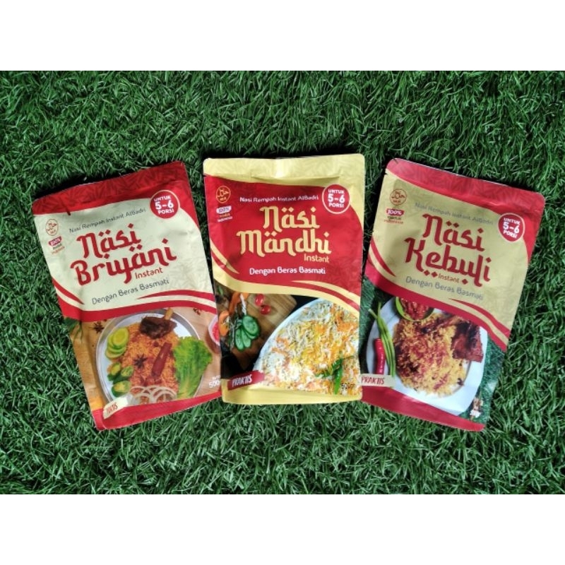 

[READY] NASI KEBULI BRIYANI MANDHI INSTANT Kemasan 500Gram