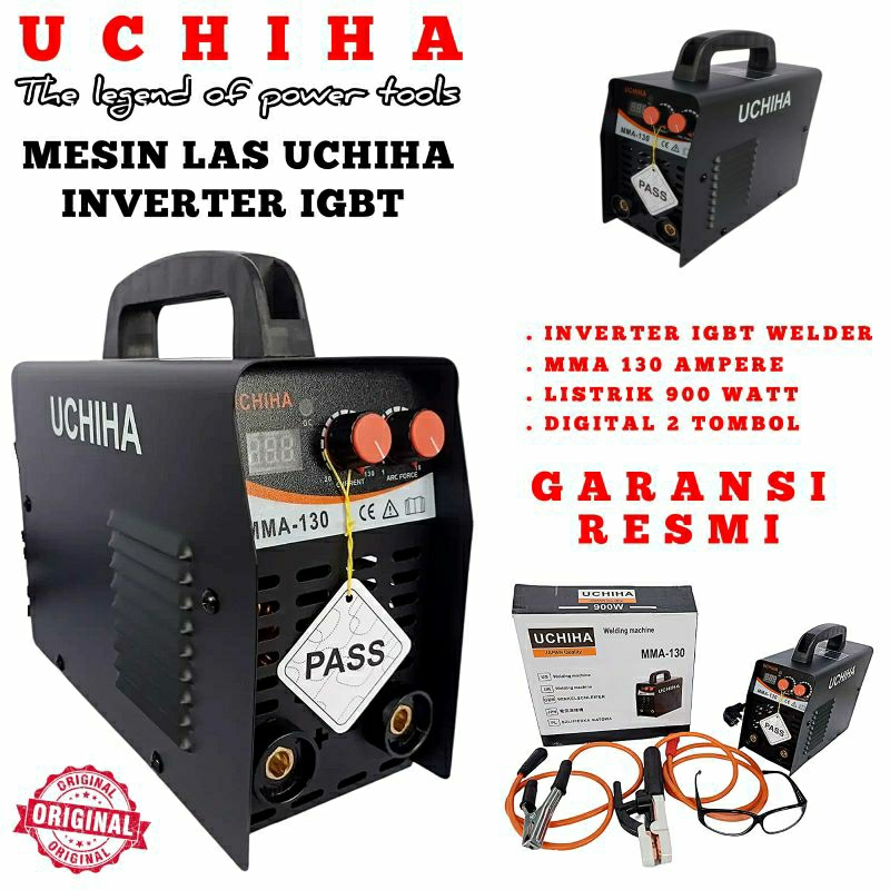mesin las DIGITAL900 watt inventor travo 2 tombol UCHIHA japan Lengkap