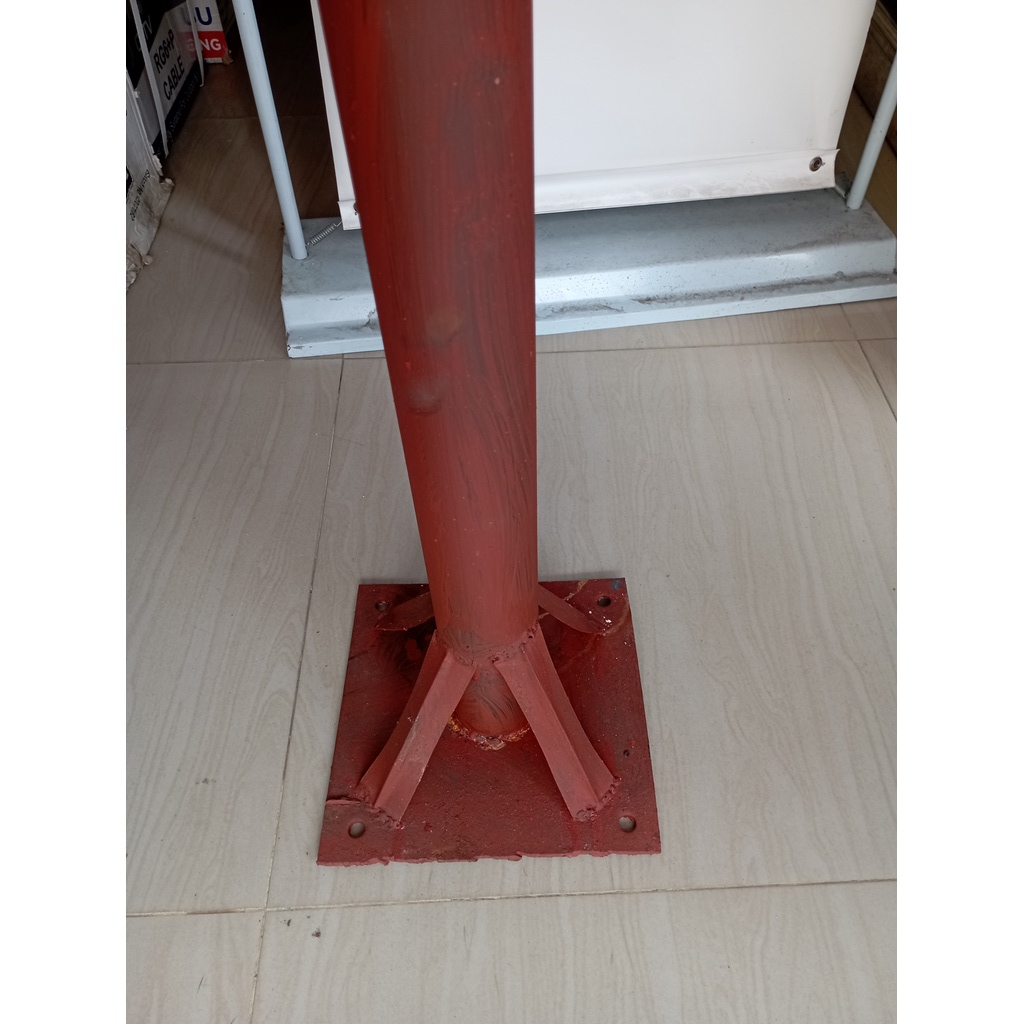 Tiang penopang dish parabola Solid 6 Feet atau Dish Jaring 6~10 Feet 1.5mtr