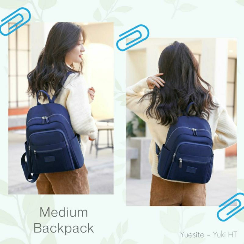 TAS RANSEL WANITA YUESITE YUKI HT IMPORT MEDIUM BACKPACK