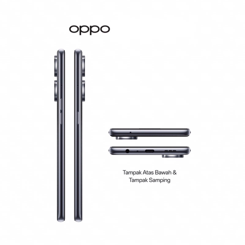 Oppo Reno8 T | 8GB+256GB | MediaTek Helio G99 | 100MP Portrait Camera | 6.43&quot; AMOLED | Li-Po 5000mAh | Garansi Resmi Oppo 1 Tahun