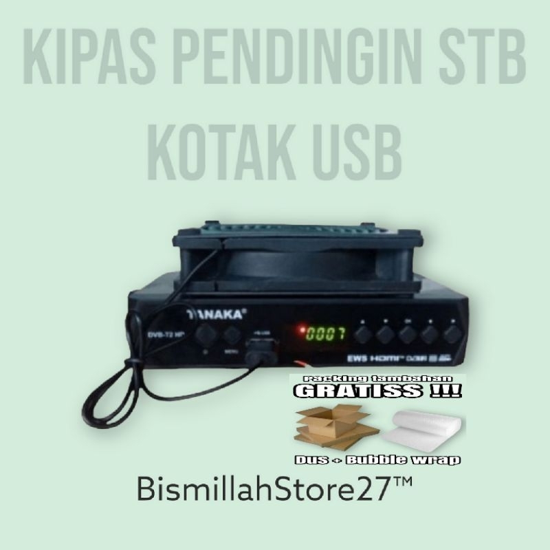 Kipas Pendingin STB USB / Kipas Set Top Box  Siap pakai