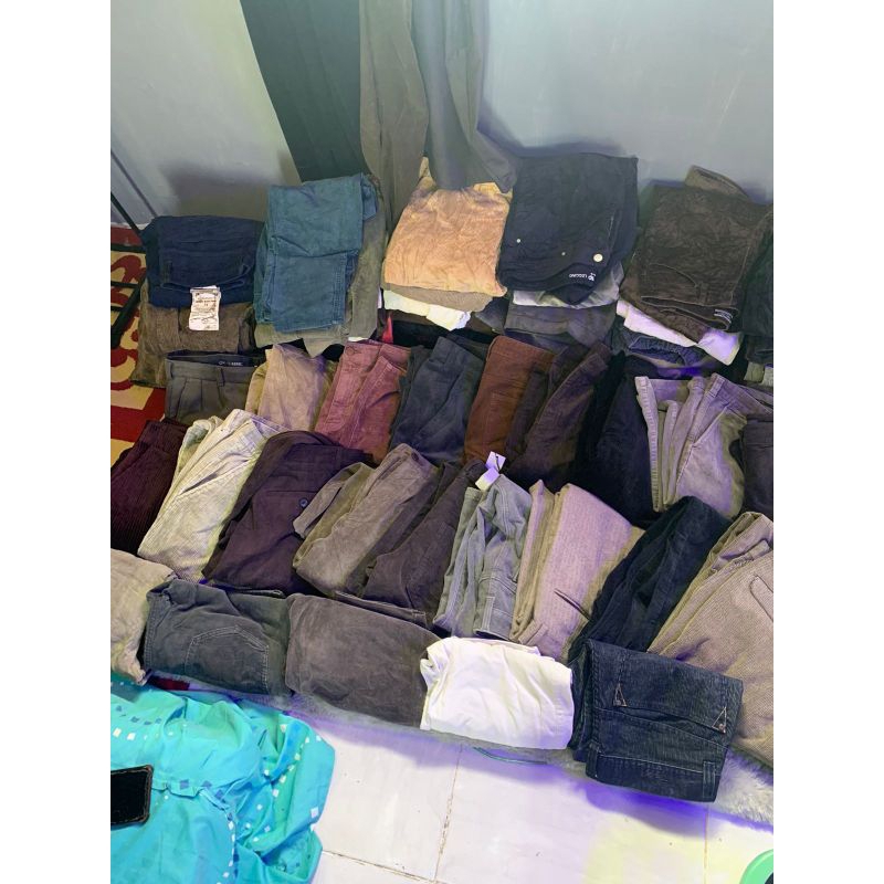 borongan celana corduroy