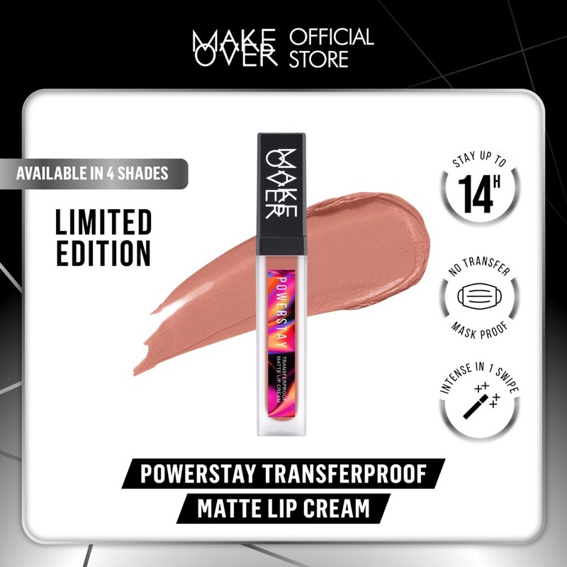 [Limited Euphoria Edition]Make Over Powerstay Transferproof Matte Lip Cream-Lip Cream Skye-HI-Powers