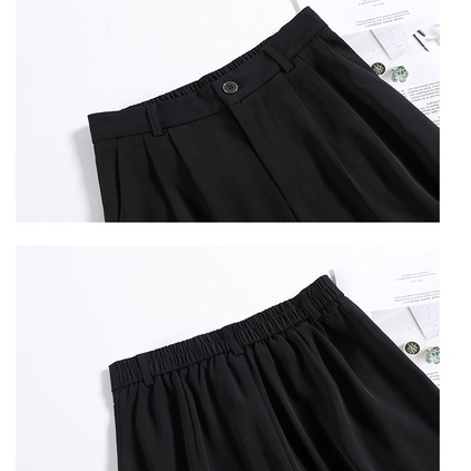 Celana Jas Highwaist Loose Celana Wanita Celana Kulot Wantia Premium (realpict)