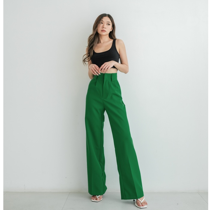 [TAVIA] CELO HW CULLOTE /HIGHWAIST PANTS/CELANA KULOT WANITA/CELANA KERJA WANITA/CELANA BAHAN/ CELANA HIGHWAIST WANITA