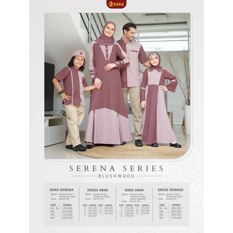 SARIMBIT KELUARGA KEKE SERENA BLUSHWOOD || COUPLE