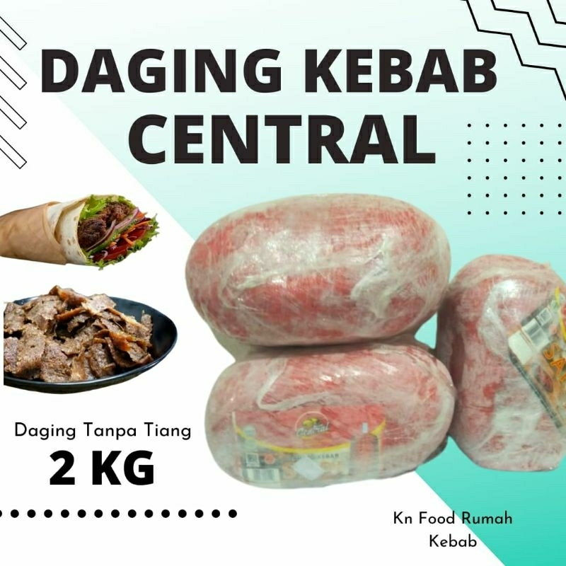 

DAGING KEBAB CENTRAL 2 KG TANPA TIANG