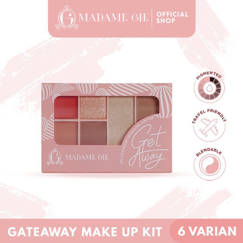 MADAME GIE Getaway Make Up Kit - MakeUp Face Pallete