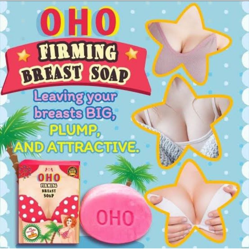 OHO Firming Breast Soap Sabun Pembesar Pengencang Pemutih Payudara 100% Original.