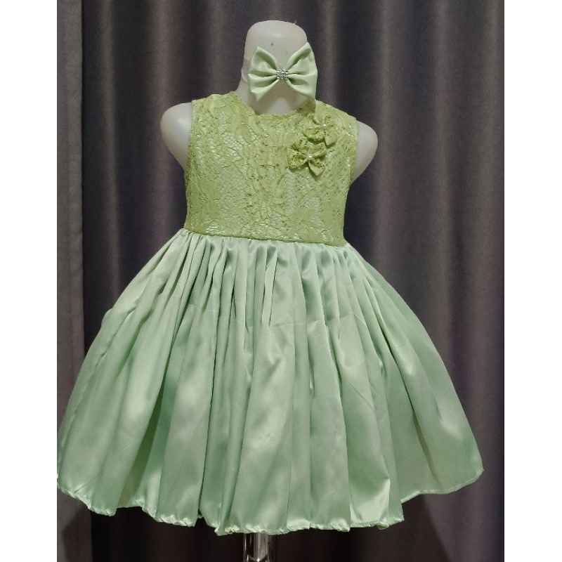 Delisa Gaun Pesta Anak Terbaru Dress brokat