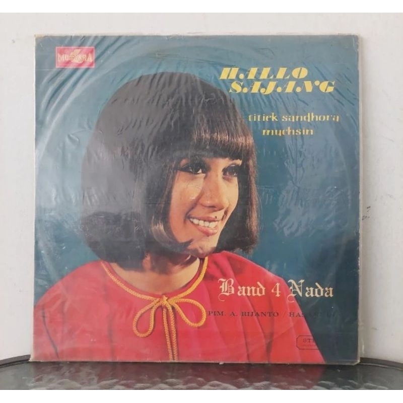 Vinyl Piringan Hitam 12 inch Titiek Sandhora&amp;Muchsin-Hallo Sajang